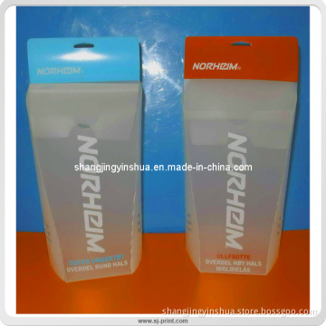 Cute Colorful Printing Clear PVC Hanger Box